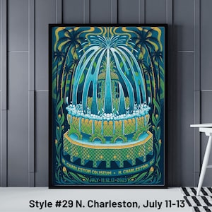 Phish All Posters, Phish Bourbon and Beyond Louisville September 12 Poster, Phish Climate Pledge Poster, Phish Las Vegas Sphere April 18-21