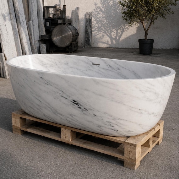 Architectural Marble Bathtub | Luxury Natural Stone Bath
