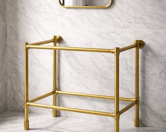 Console Sink Legs for Bathroom Vanities | Custom Made Modern Design