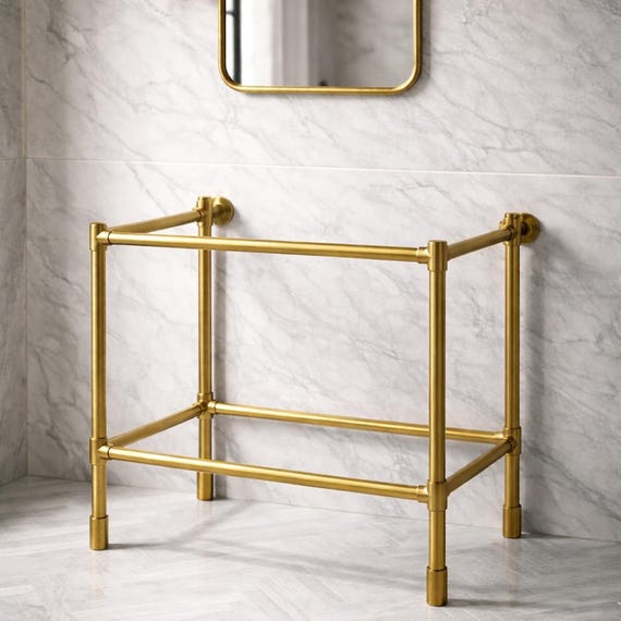 Console Sink Legs for Bathroom Vanities | Custom Made Modern Design