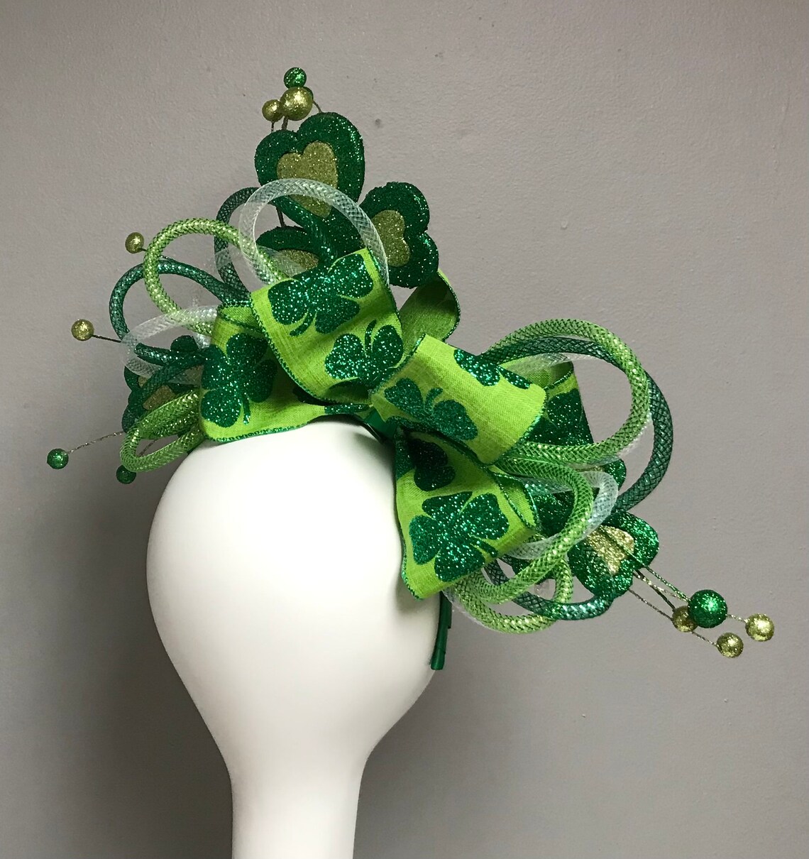 St Patricks Day Headpiece - Etsy