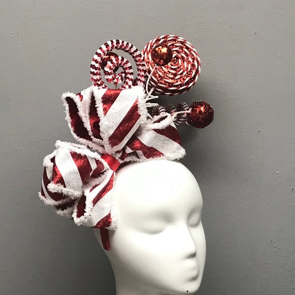 Holiday Headpiece Christmas Headband Fascinator Ugly Sweater