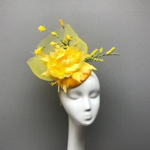 Floral Fascinator Floral Crown Kentucky Derby Bridal Shower Headband Headpiece