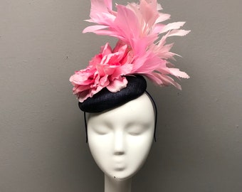 Floral Fascinator Floral Crown Kentucky Derby Bridal Shower Headband Headpiece