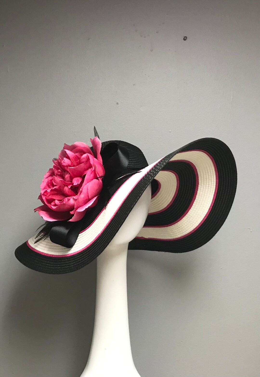 Kentucky Derby Hat Horse Race Hat Bridal Shower Hat Church Hat Etsy