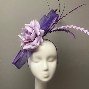Floral Fascinator Floral Crown Kentucky Derby Bridal Shower Headband Headpiece