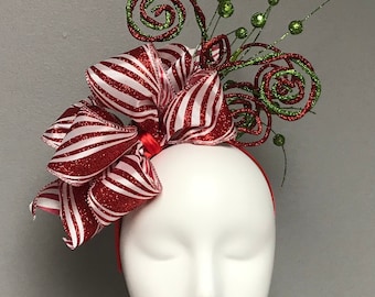 Holiday Headpiece Christmas Headband Fascinator Ugly Sweater