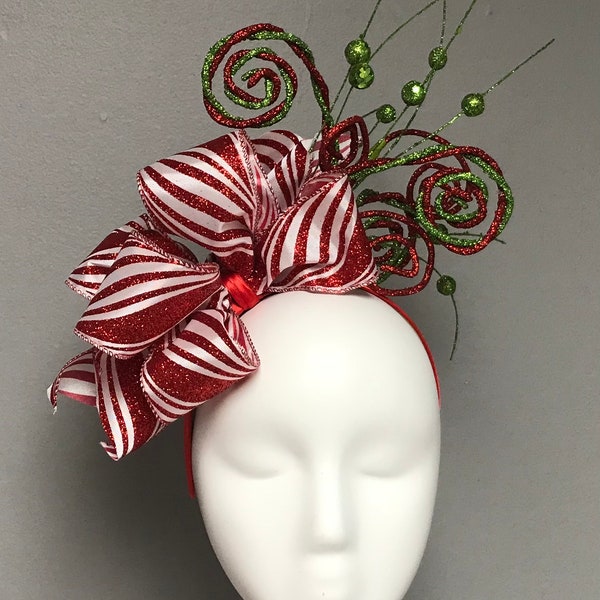 Holiday Headpiece Christmas Headband Fascinator Ugly Sweater