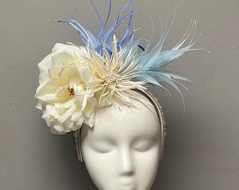 Floral Fascinator Floral Crown Kentucky Derby Bridal Shower Headband Headpiece