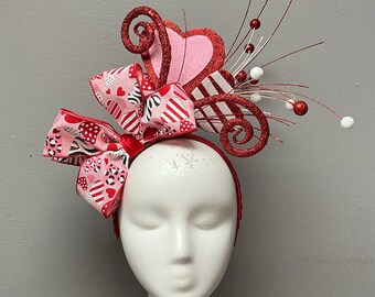Valentines Galentines Day Headpiece Headband ONLY Valentines Day Galentines Day Headband Headpiece - Etsy main image 2