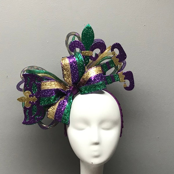 Mardi Gras Headband Headpiece