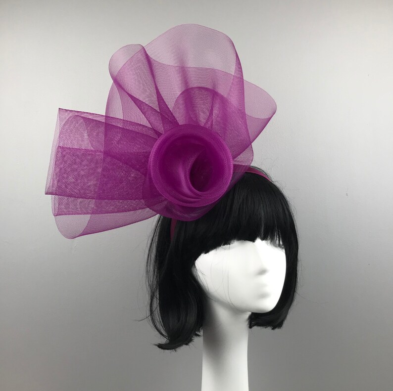 Fascinator Kentucky Derby Hat Horse Race Hat Bridal Shower Hat Church Hat Tea Party Hat Wedding Hat
