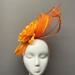 Floral Fascinator Floral Crown Kentucky Derby Bridal Shower Headband Headpiece