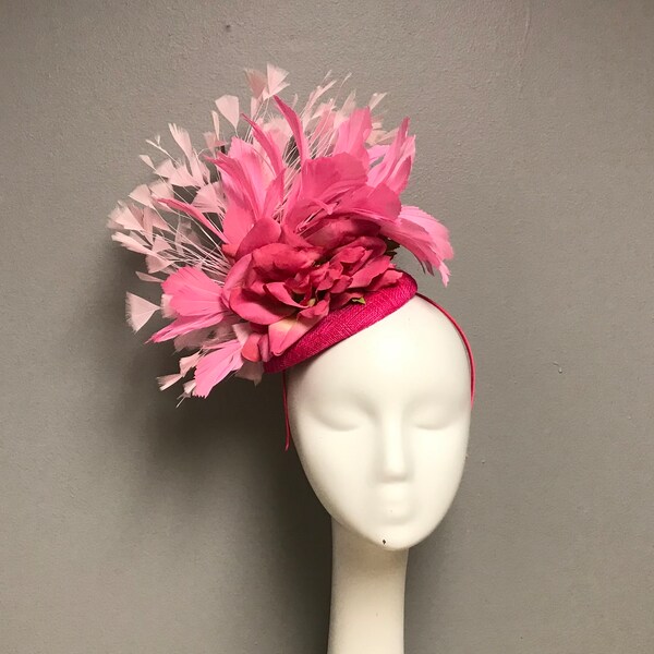 Floral Fascinator Floral Crown Kentucky Derby Bridal Shower Headband Headpiece