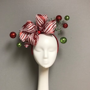 Holiday Headpiece Christmas Headband Fascinator Ugly Sweater