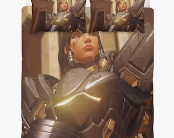 Overwatch Duvet cover: Pharah Custom bedding set, 2 pillowcases + quilt cover