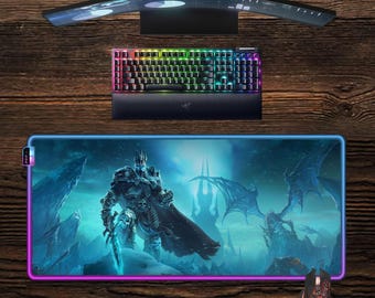 World of Warcraft LED mouse mat, Lich King mouse pad