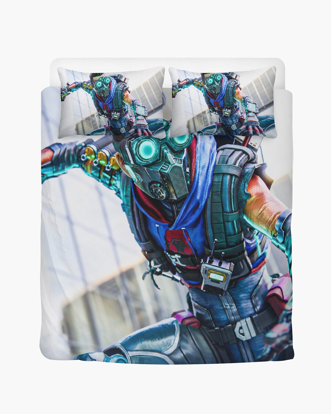 Octane Duvet Cover: Custom Bedding Set, 2 Pillowcases + Quilt Cover - Etsy