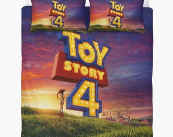 Toy Story Duvet cover: Buzz Lightyear Custom bedding set, 2 pillowcases + quilt cover