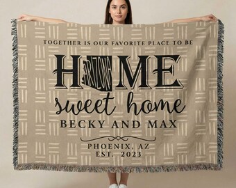 Arizona Personalized State Blanket – Custom Grand Canyon Desert Home Throw Gift