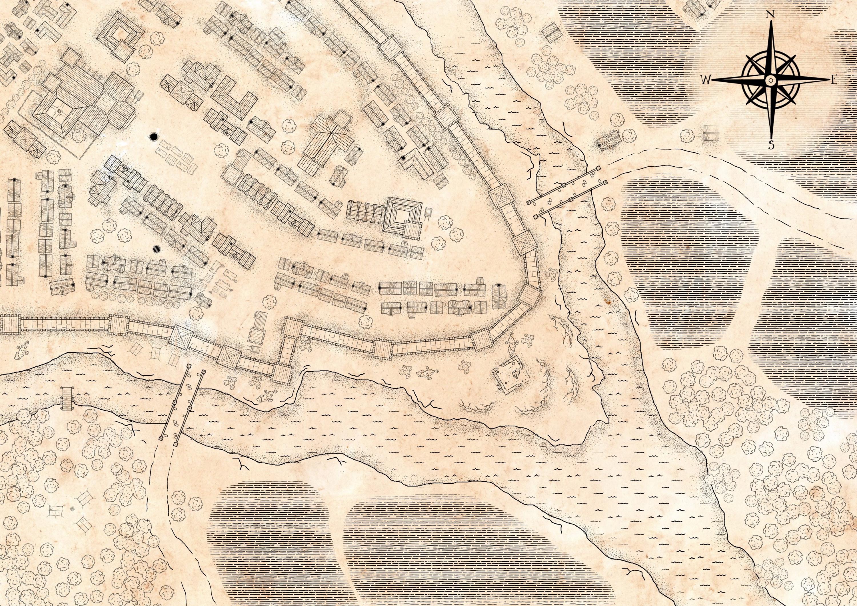 Fantasy Map Procreate Brushes | DND Town & City Builder | RPG Map ...