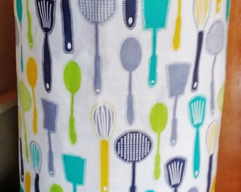 UTENSIL Kitchen Print 5 gal. Water cooler Bottle Cover FREE SHIPPING