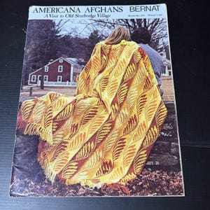 Bernat Americana Afghans 211: Old Sturbridge Village / 1974 Patterns