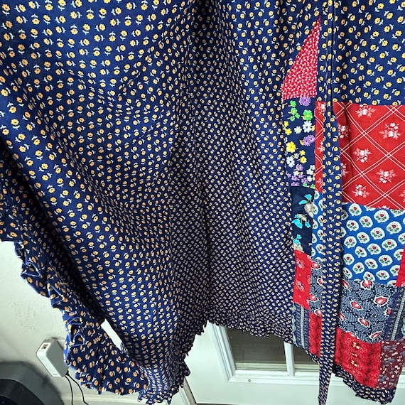 Artisan Patchwork Wrap Skirt by Mountain Artisans… - image 6