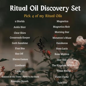 Ritual Oil Discovery Set | Choose 4 --10mL Rollerball Blends