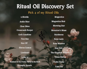 Ritual Oil Discovery Set | Choose 4 --10mL Rollerball Blends
