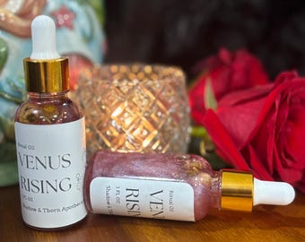 Aceite ritual Venus Ascendente / Aceite devocional Afrodita / Amor, belleza, atracción, devoción personal