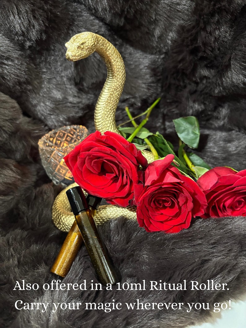First Bite Ritual Oil | Lilith Devotional Oil | Lust, Desire, Passion, Sensuality, Dark Feminine Magick image 8