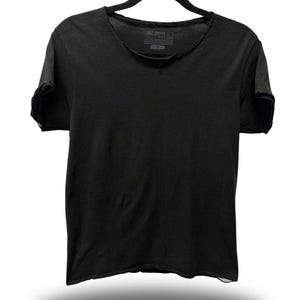 ROAD RASH RAW edge black tee
