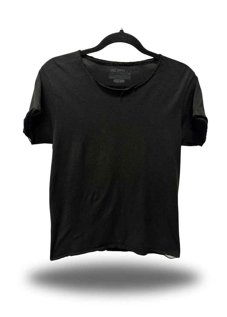 ROAD RASH RAW edge black tee