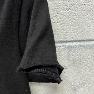 ROAD RASH RAW edge black tee