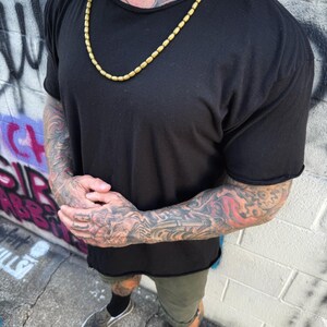 ROAD RASH RAW edge black tee