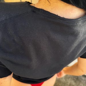 ROAD RASH RAW edge black tee