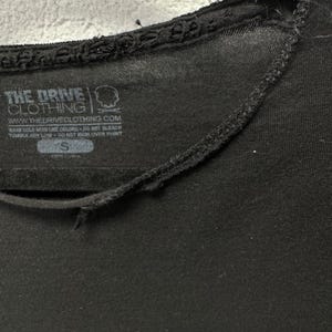 ROAD RASH RAW edge black tee