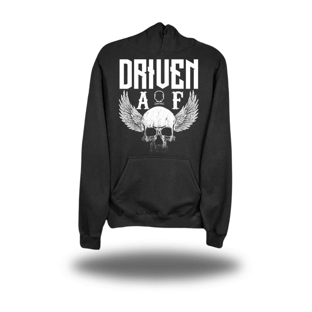 DRIVEN BLACK HOODIE - Etsy