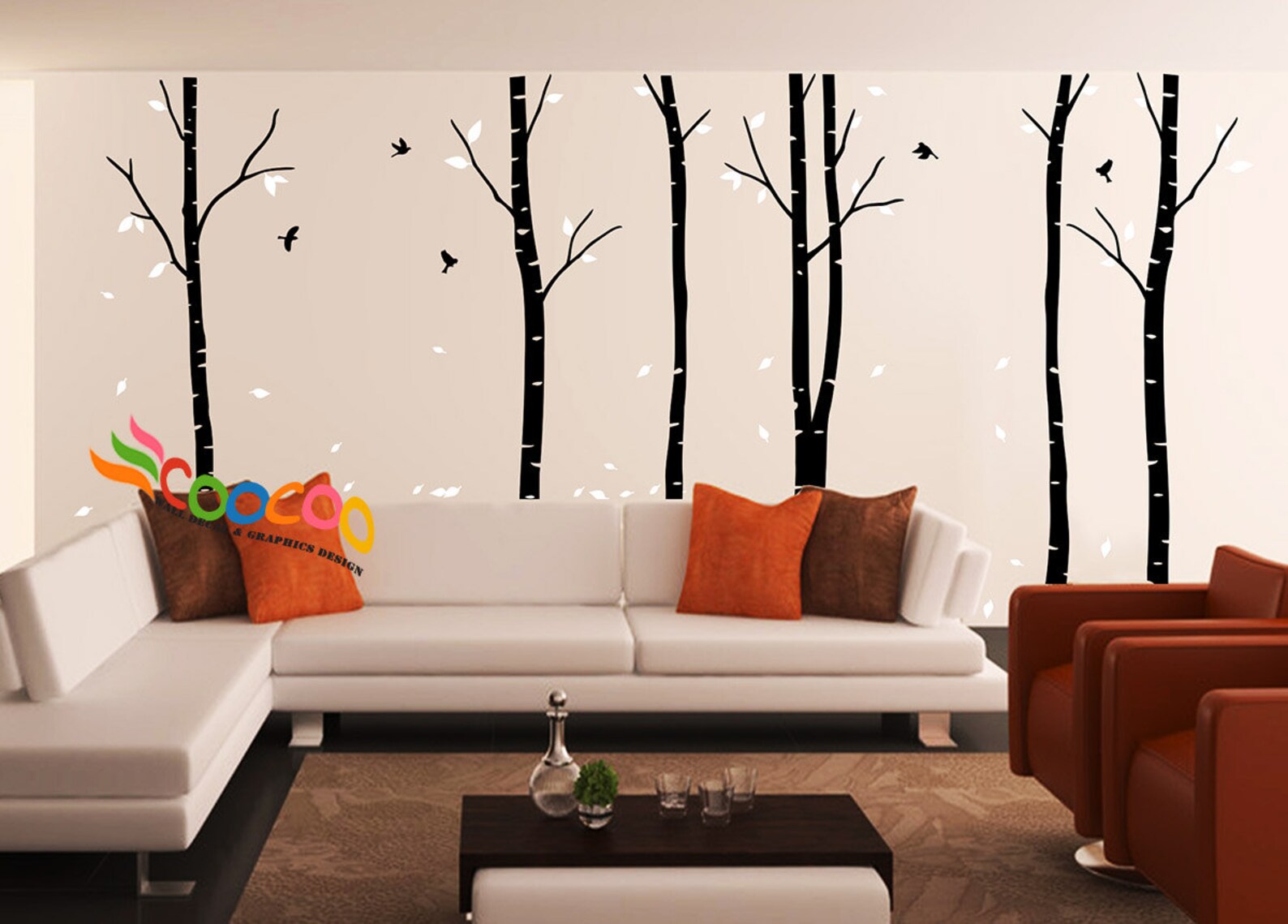 Wall Decal Wall Stickers tree Wall Decals wall Decals Etsy