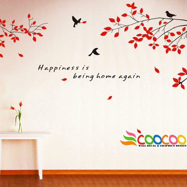 Wall Decal Quote Tree Wall Decal Wall Stickers Removable Vinyl Wall Decal