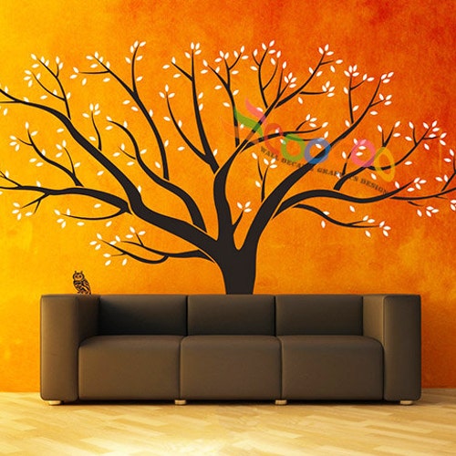 Wall Decal Tree Wall Sticker Large Family Tree Photo Frames Etsy