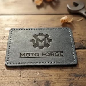 Parche gris personalizado para Moto