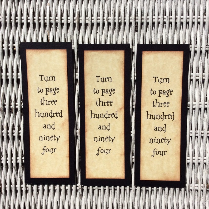 Bookmarks Book Club Favors Book Quote Professor Snape Quote | Etsy