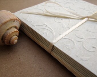 Embossed Bird Note Cards: Ivory Parchment, Set of 6