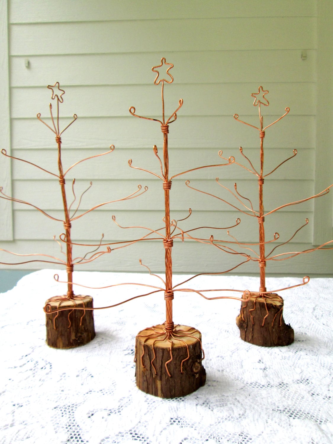 Recycled Copper Wire Christmas Tree Etsy