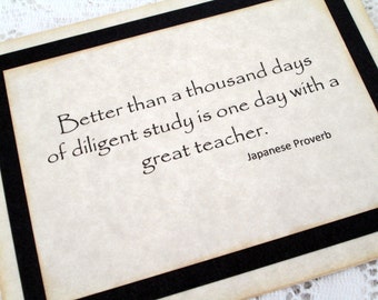Teacher Thank You Card