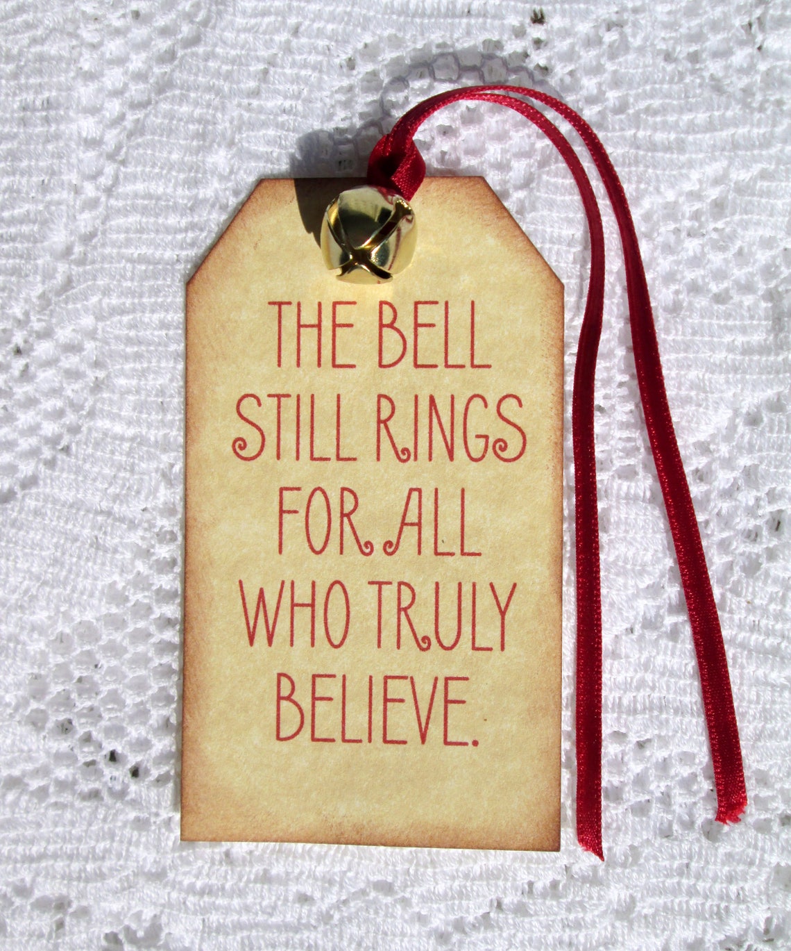 Polar Express Tags Christmas Tags Jingle Bell Tags Etsy