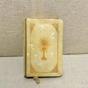 Vintage 1936 Small Child’s Holy Communion Catholic Prayer Book