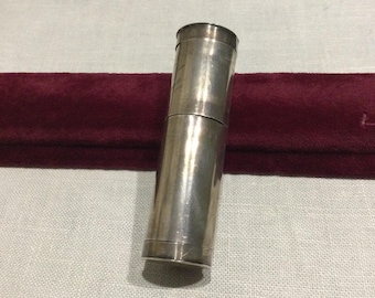 Antique Vintage Silver Catholic Holy Stock ~ Priest Anointing Oil, Host Holder